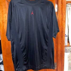 Jordan training short sleeve black shirt